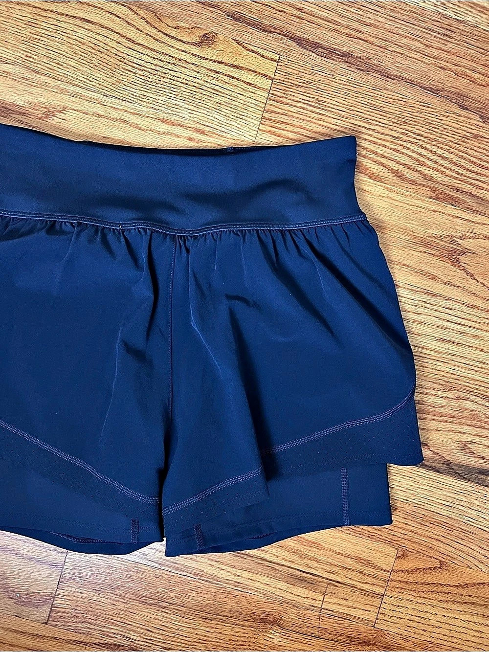 Spanx Skort Athletic Shorts Blue Medium - Picture 4 of 6